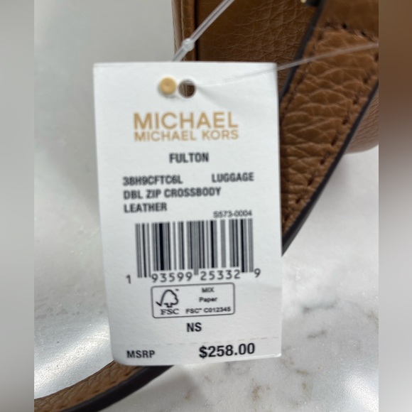 Michael Kors Fulton crossbody double zip - Picture 3 of 11